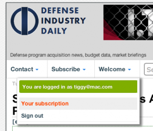 How to change or recover your password - Defense Industry Daily