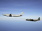 RAF: A330 Voyager K3 refuels C-130J