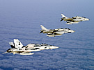 F-18C, AV-8Bs