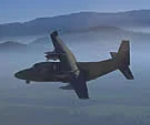 C-212 plane over Chilean Mountains