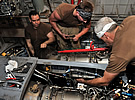Sea King: late-night repairs