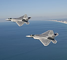 F-22As over Panama City, FL