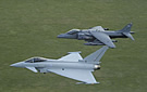 Harrier GR7s with Eurofighter