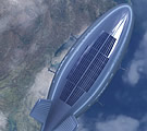 High Altitude Airship Concept top view