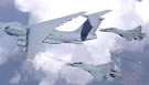 IL-78 Refuels SU-30MKIs Side