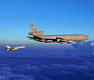KC-10 & F/A-18C over Afghanistan
