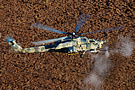 Mi-28N fires 30mm gun