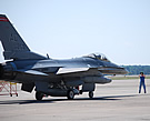 F-16 arrives