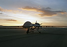 UAV MQ-1C SkyWarrior First Flight Dawn