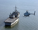 RQ-8A approaches LPD-13