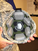 US 4th ID helmet with sensor