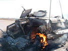 M1114 HMMWV IEDed