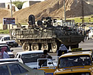 LAND M1126 ICV Mosul Traffic Jam