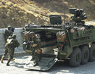 M1126 Stryker ICV Troops Exit
