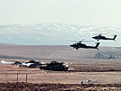 M1A1s and AH-64As Bosnia