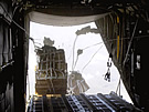 JPADS Out The Door C-130 Afghanistan