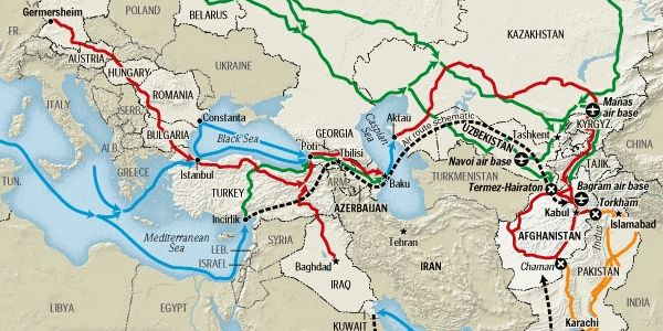 Afghan logistics maps by Gene Thorp - The Washington Post