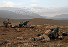 ATGM Javelin Missile Firing Desert