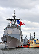 CG-58 USS Philippine Sea Docking