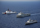 CGC Waesche w. Indonesian Corvette, LPD