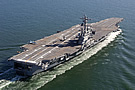 CVN-77 underway
