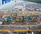 CVN 78 Gerald R. Ford construction: July 2010