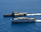 USS Coronado [LCS 4] & USNS Millinocket [JHSV 3]