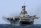 SHIP LHD-5 USS Bataan Rear AV-8B Takeoff