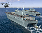 LHD Canberras Concept Mission with UAV