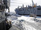 UNREP: USNS Washington Chambers to USS Bunker Hill